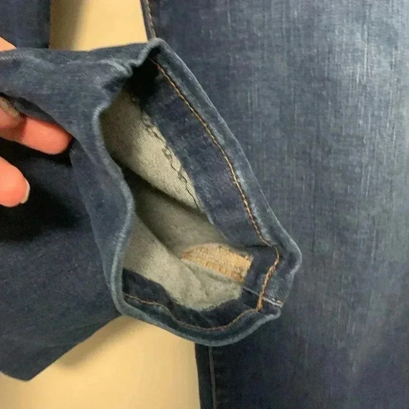 Cleo Petite High Rise Button Front Jeans w 4 Way Stretch - Picture 5 of 10